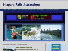 Tablet Screenshot of niagarafallsattractions.net